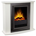 Kominek elektryczny z pilotem sterowania